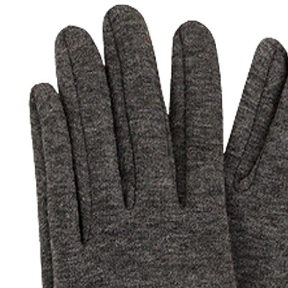 Gray Tech Gloves with Leopard Faux Fur Cuff Adult One Size NEW - Picture 4 of 5